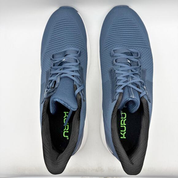 Kuru Mens Atom 2 Running Sneakers US 14 M EU 48 Blue White Athletic EUC main image 8